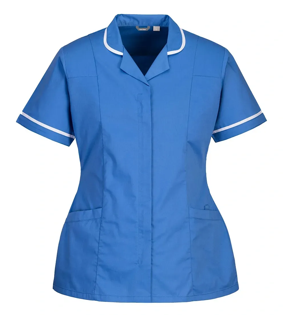 Portwest LW17 Stretch tuniek voor dames Hamilton Blauw voorkant