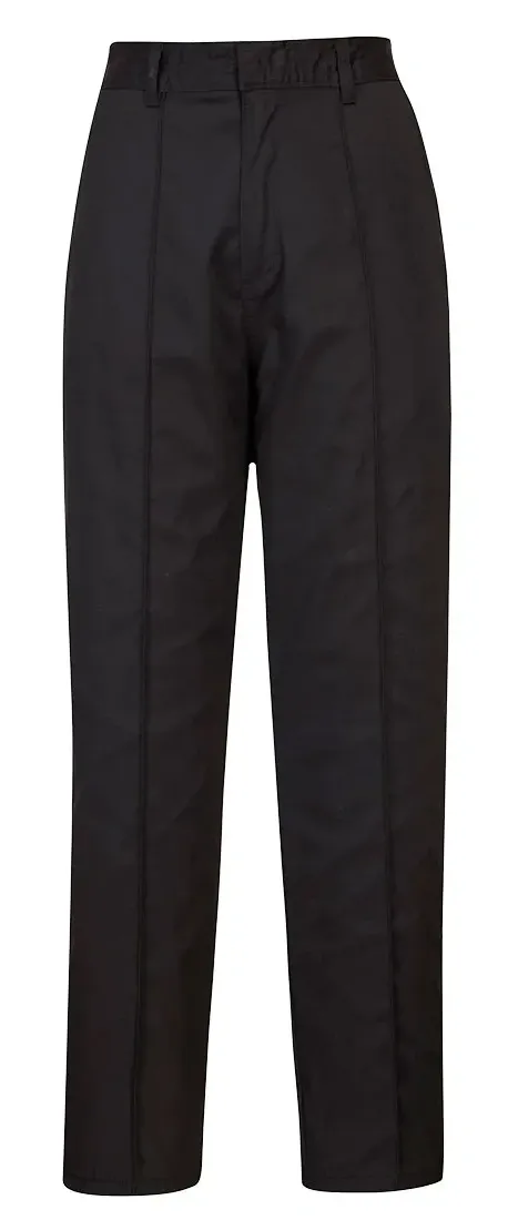 Portwest LW97 Dames Elastische Broek Zwart voorkant