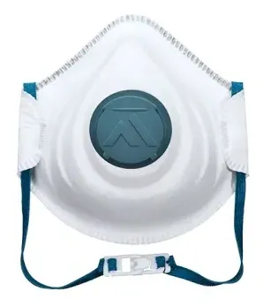 Portwest P211 FFP2 Koolstof Masker met Ventiel (pk10) Wit voorkant