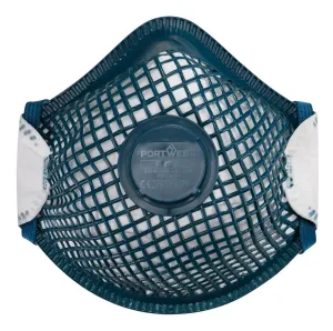 Portwest P271 ERGONET FFP2 Masker met ventiel Wit voorkant