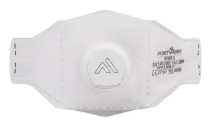 Portwest P391 EAGLE FFP3 Dolomite Gevouwen Masker Wit voorkant