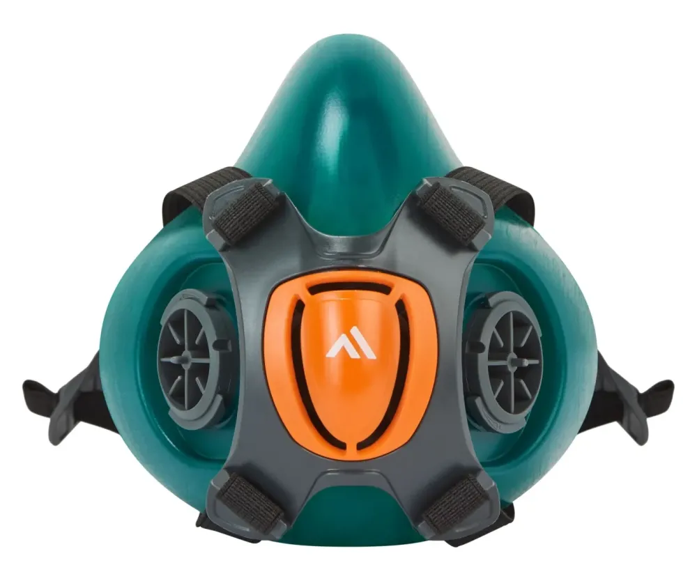 Portwest P431 Siliconen Halfgelaatsmasker Blauw voorkant