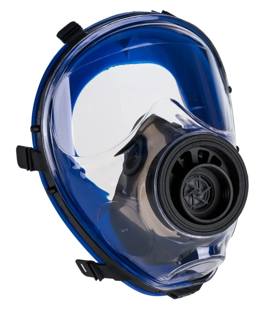 Portwest P516 Helsinki Volgelaatsmasker - Universele schroefdraad Blauw voorkant