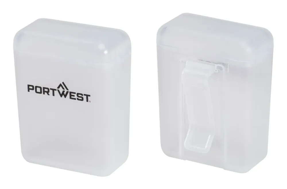 Portwest PA09 Oordopjes Opbergdoos (Pk50) Wit voorkant