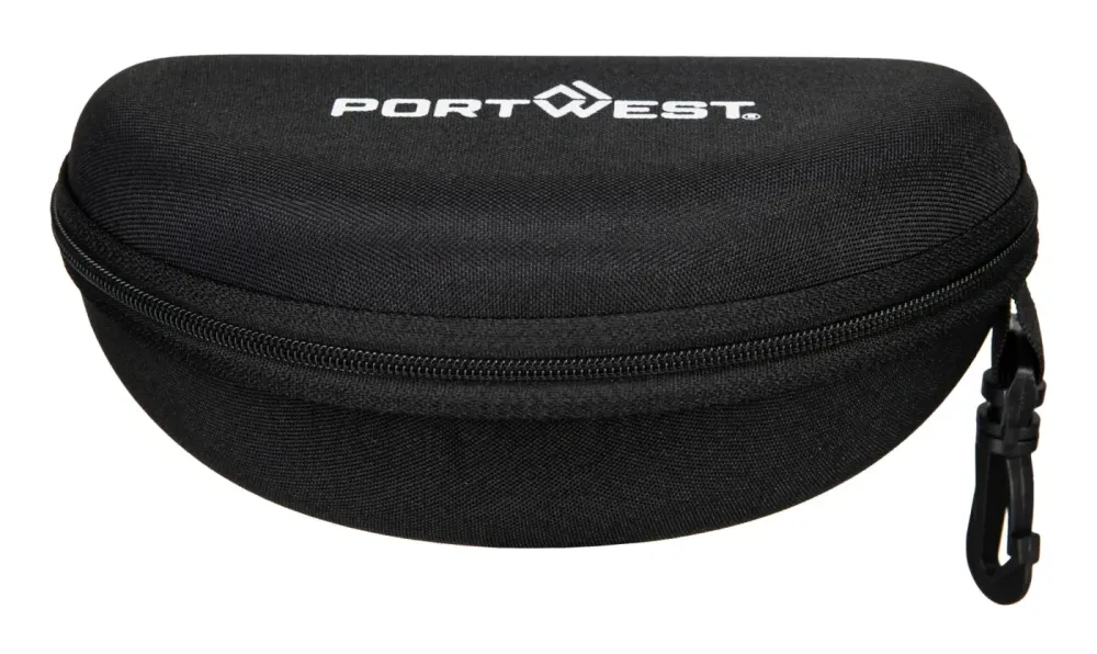 Portwest PA15 Bril opbergetui Zwart voorkant
