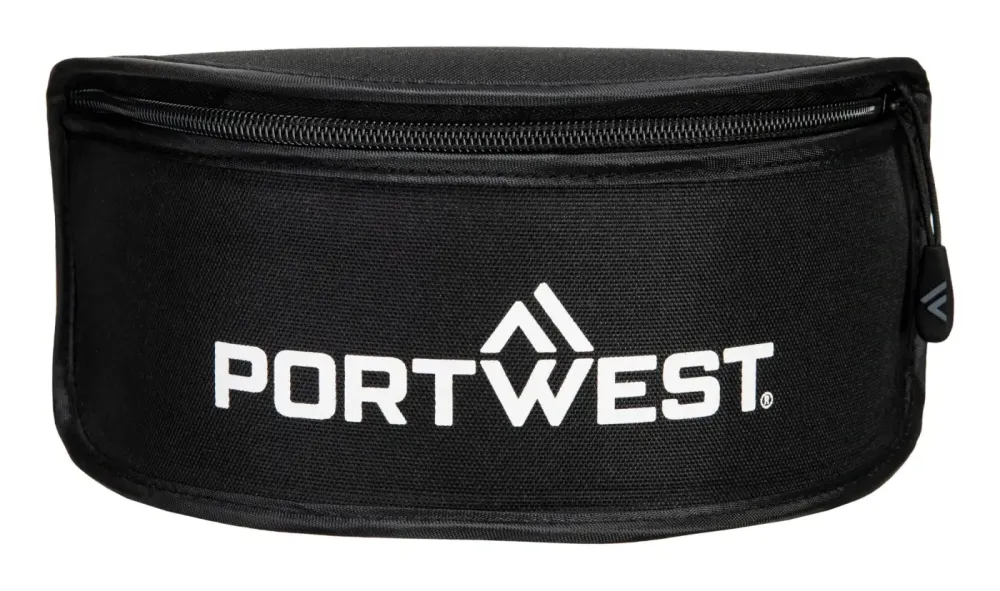 Portwest PA16 Bril opbergetui Zwart voorkant