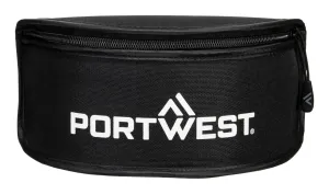 Portwest PA16 Bril opbergetui Zwart voorkant