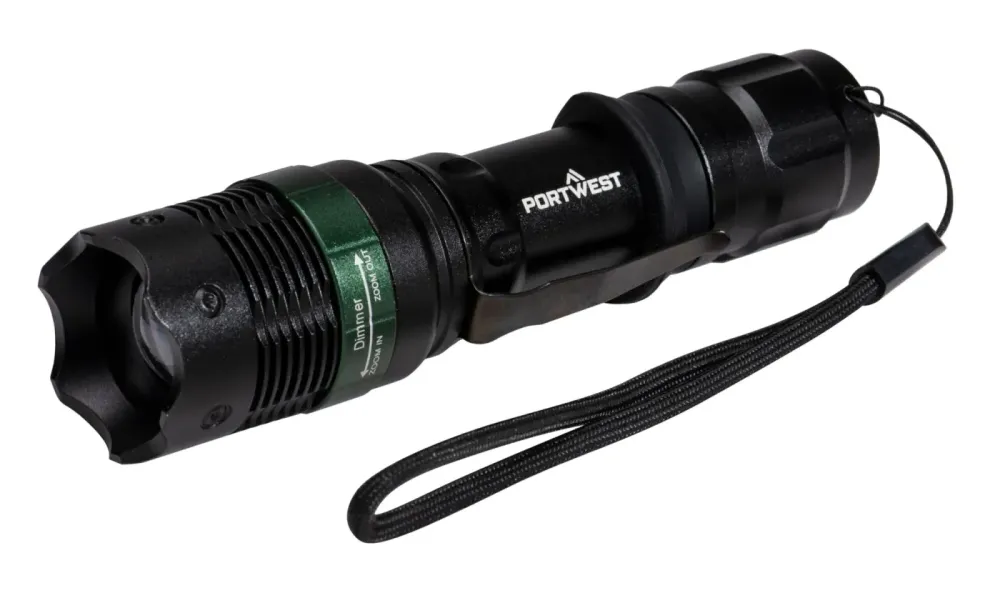 Portwest PA54 Tactical Torch Zwart voorkant