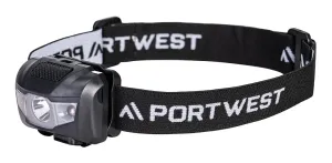 Portwest PA71 USB Oplaadbare Inspectie Zaklamp Zwart voorkant