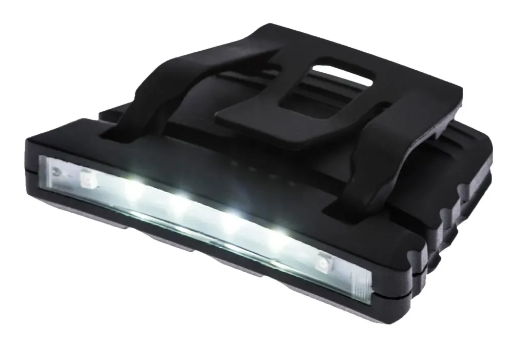 Portwest PA72 LED Cap licht Zwart voorkant