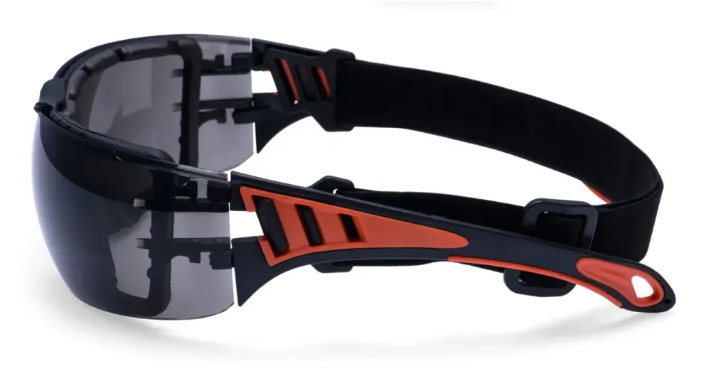 Portwest PS11 Tech Look Plus Bril Donker voorkant