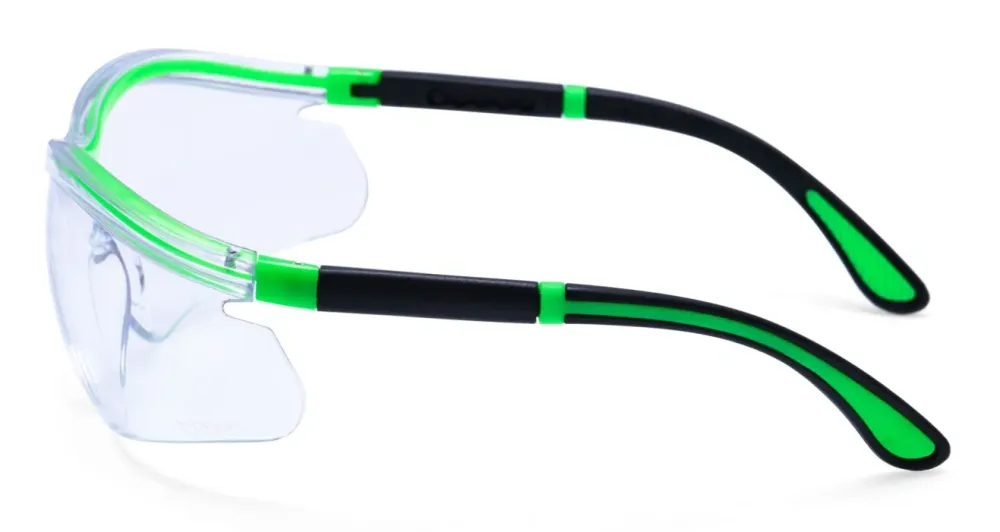 Portwest PS34 Neon Veiligheidsbril Helder voorkant