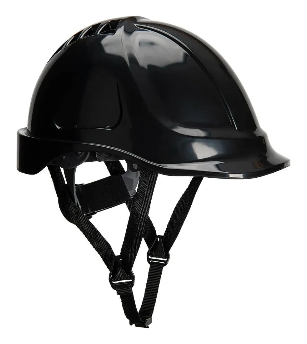 Portwest PS54 Endurance Plus Helmet Zwart voorkant