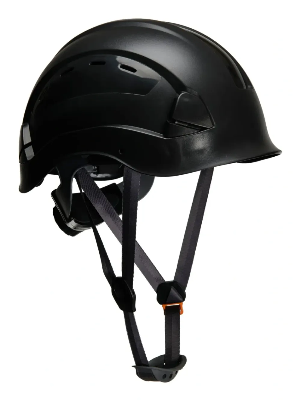 Portwest PS63 Hoogte Endurance Helm met ventilatie Zwart voorkant
