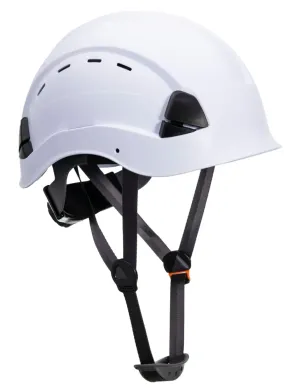 Portwest PS63 Hoogte Endurance Helm met ventilatie Wit voorkant