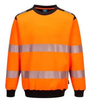 PW3 Hi-Vis Sweatshirt met ronde hals