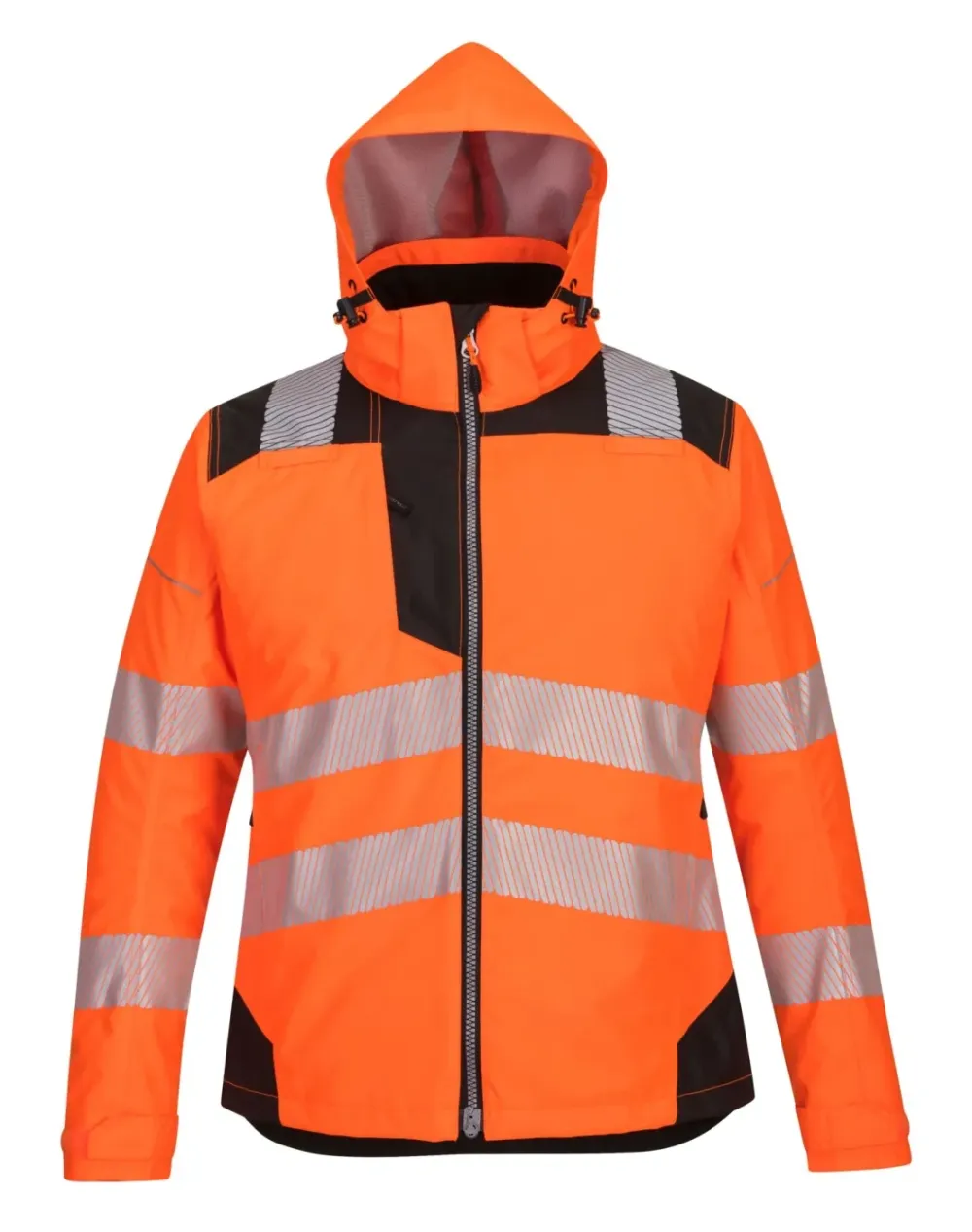 Portwest PW382 PW3 Dames Winterjack Oranje/zwart voorkant