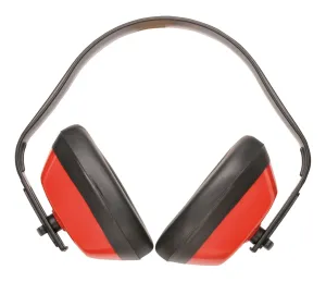 Portwest PW40 Klassieke Gehoorbescherming Rood voorkant