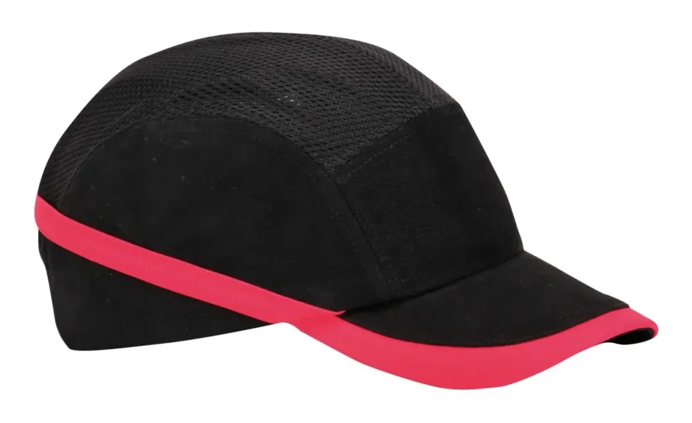 Portwest PW69 Vent Cool Bump Cap Zwart voorkant
