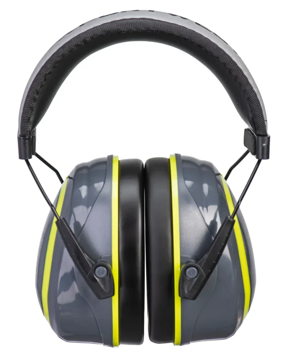 Portwest PW73 HV Extreme Ear Muff Medium Grijs/ Geel voorkant