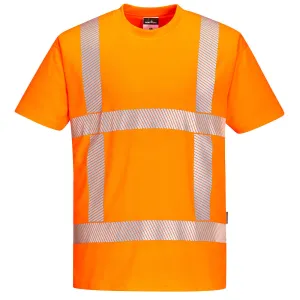 Portwest R413 RWS Hi-Vis T-shirt K/M Oranje voorkant