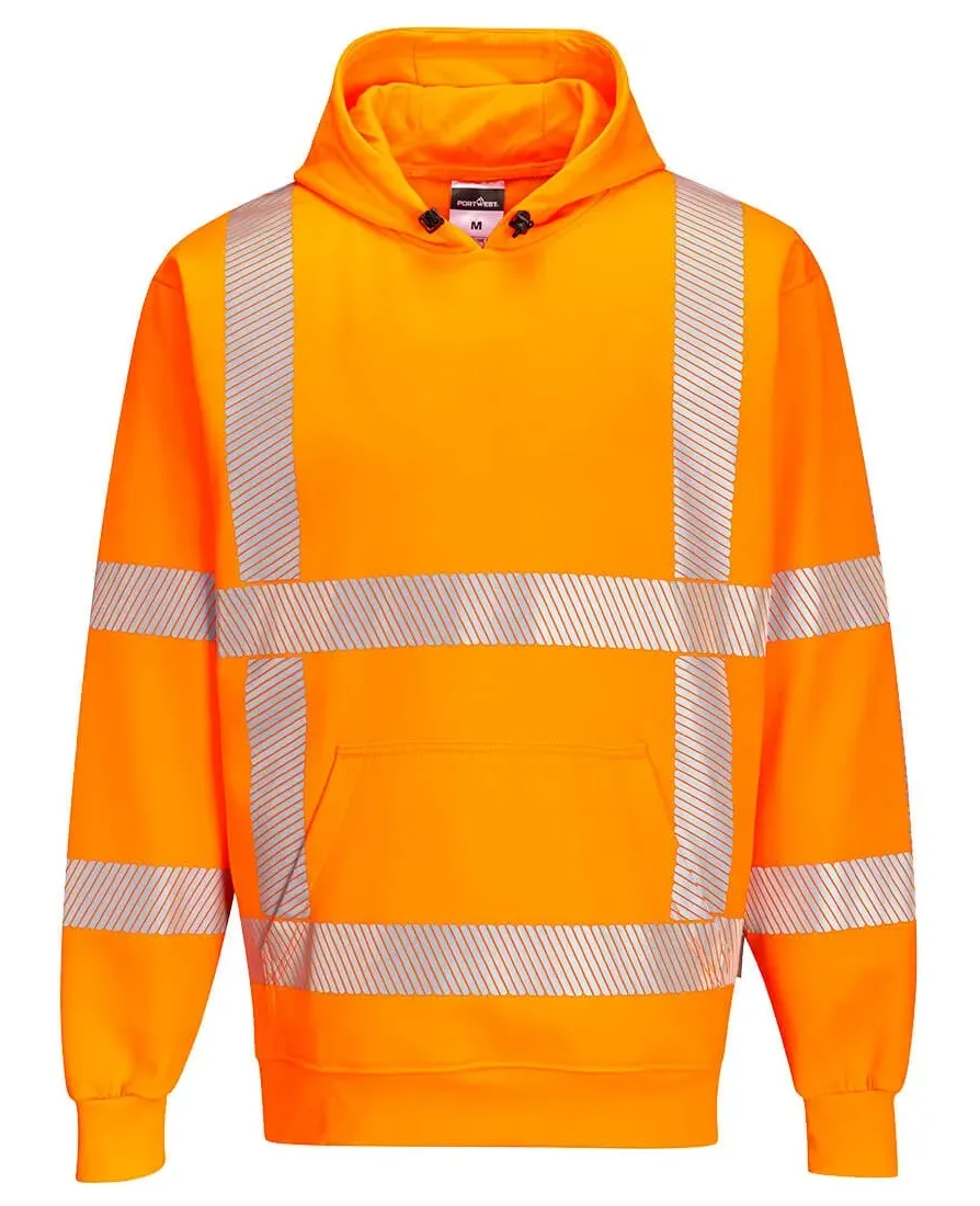 Portwest R477 RWS Sweatshirt met Capuchon Oranje voorkant