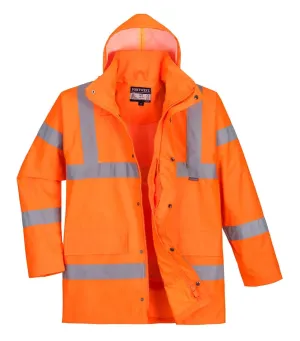 Portwest RT60 Hi-Vis Ademend Jack Oranje voorkant