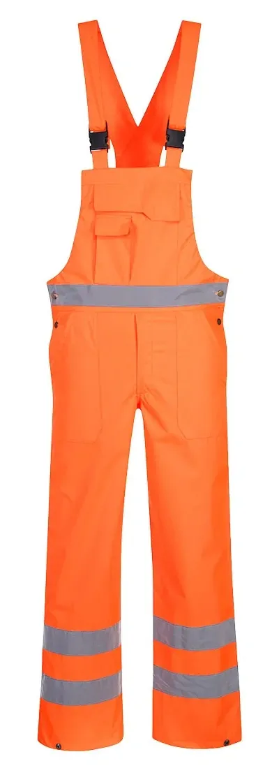 Portwest S388 Hi-Vis Amerikaanse Overall- Ongevoerd Oranje voorkant