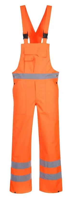 Portwest S388 Hi-Vis Amerikaanse Overall- Ongevoerd Oranje voorkant