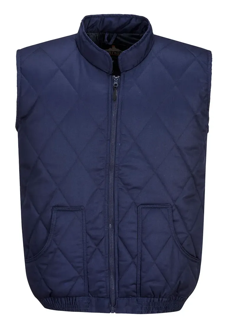 Portwest S412 Glasgow Bodywarmer Marine voorkant