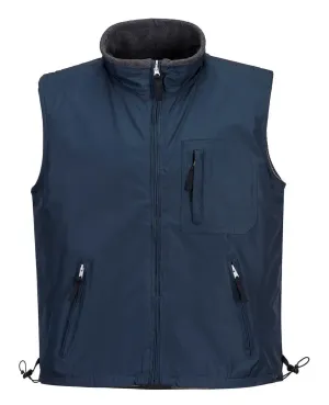 Portwest S418 RS Omkeerbare Bodywarmer Marine voorkant