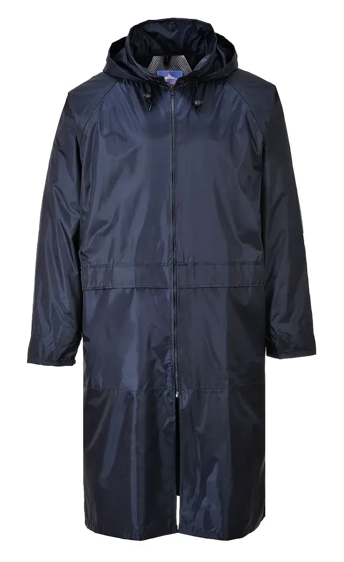 Portwest S438 Klassieke regenjas Marine voorkant