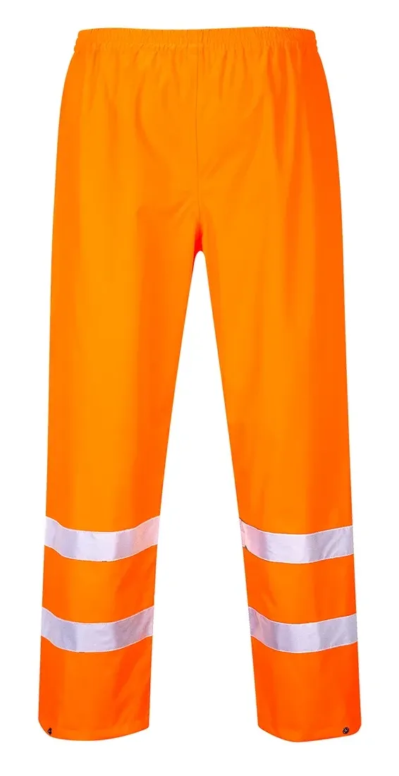 Portwest S480 Hi-Vis Verkeersbroek Oranje voorkant