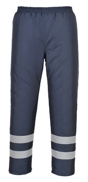Portwest S482 Iona Lite Gevoerde Broek Marine voorkant