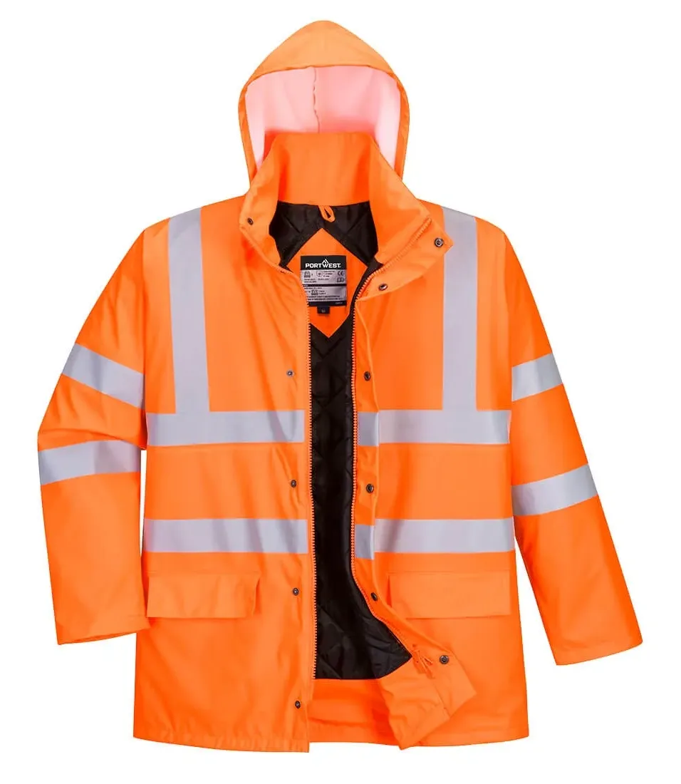 Portwest S490 Sealtex Ultra Gevoerd Jack Oranje voorkant