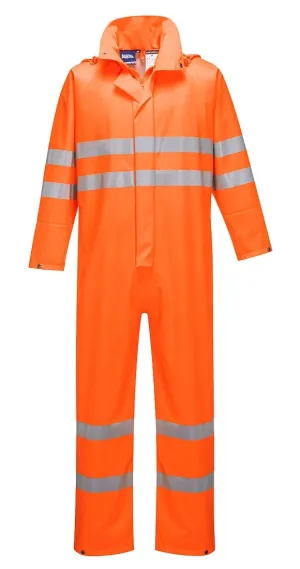 Portwest S495 Sealtex Ultra Hi-Vis Regenoverall Oranje voorkant