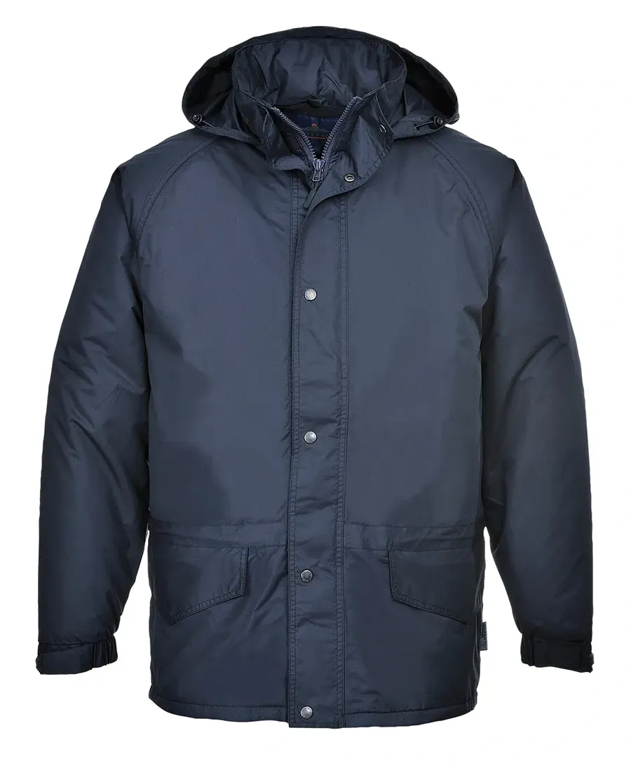 Portwest S530 Arboath Ademend Jack, Gevoerd met Fleece Marine voorkant