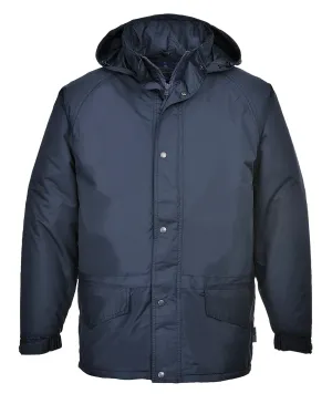 Portwest S530 Arboath Ademend Jack, Gevoerd met Fleece Marine voorkant