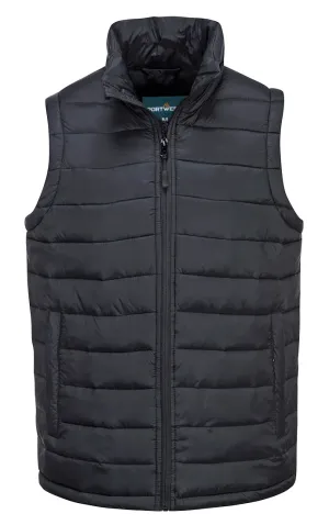 Portwest S544 Aspen Baffle bodywarmer Zwart voorkant