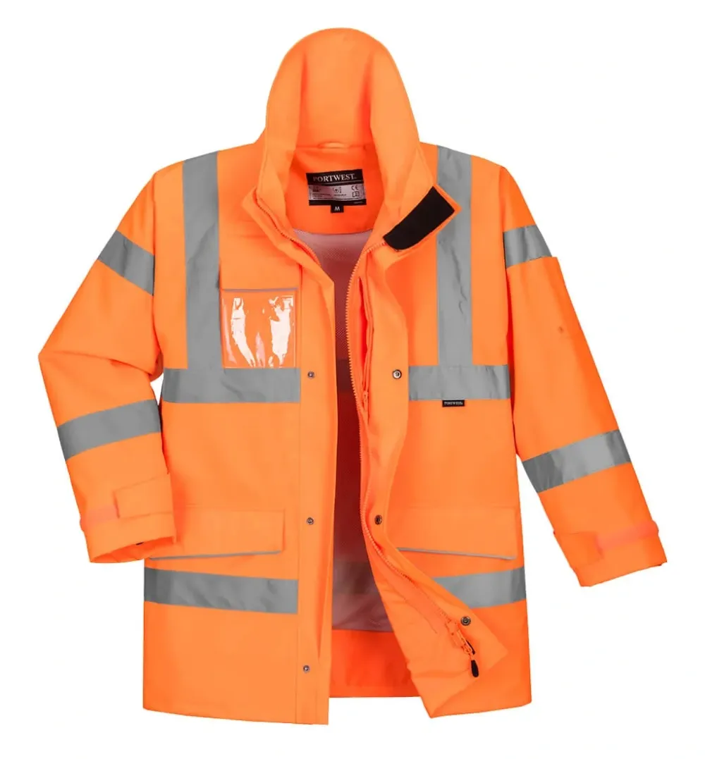 Portwest S590 Extreme Parka Oranje voorkant