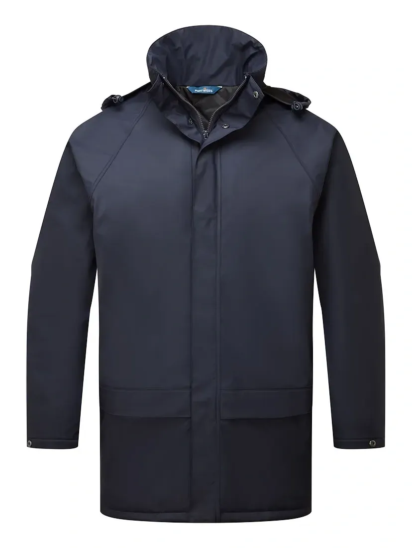 Portwest S604 Sealtex Classic Winterjas Donker marine voorkant