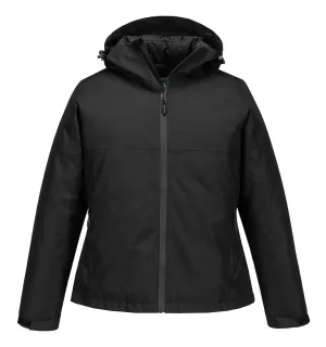 Portwest S612 Professionele winterjas voor dames Zwart voorkant