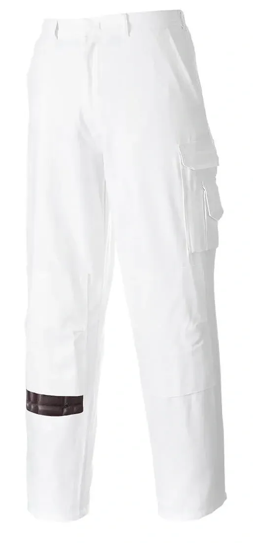 Portwest S817 Schildersbroek Wit voorkant