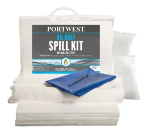 Portwest SM61 50 liter alleen olie kit Wit voorkant