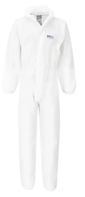 Portwest ST80 BizTex SMS FR overall type 5/6 (doos van 50 stuks) Wit voorkant