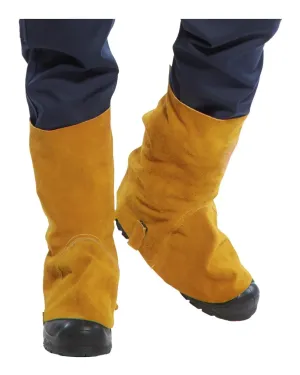 Portwest SW32 Lederen Schoenbeschermer Bruin voorkant