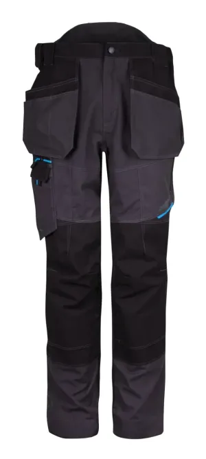 Portwest T702 WX3 Broek met holsterzakken Mol grijs voorkant