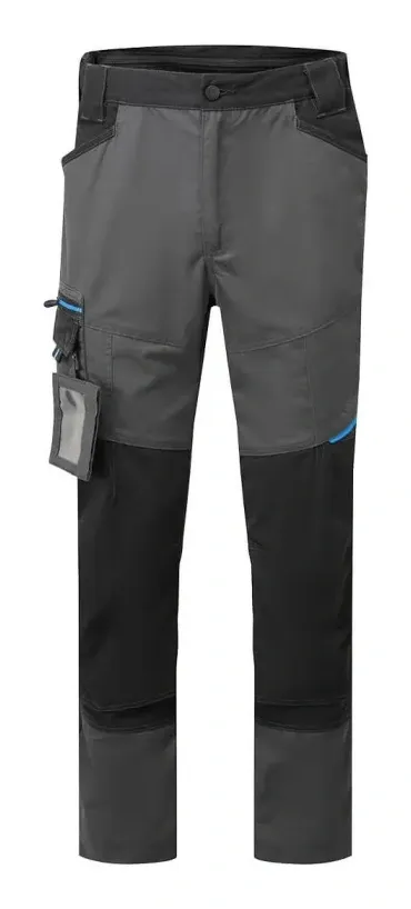Portwest T718 WX3 Slim Fit Werkbroek Mol grijs voorkant
