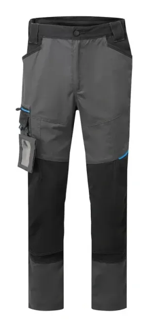 Portwest T718 WX3 Slim Fit Werkbroek Mol grijs voorkant