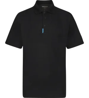 Portwest T720 WX3 Poloshirt Zwart voorkant